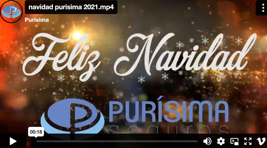 Purisima desea a todos: ¡¡Feliz Navidad!!